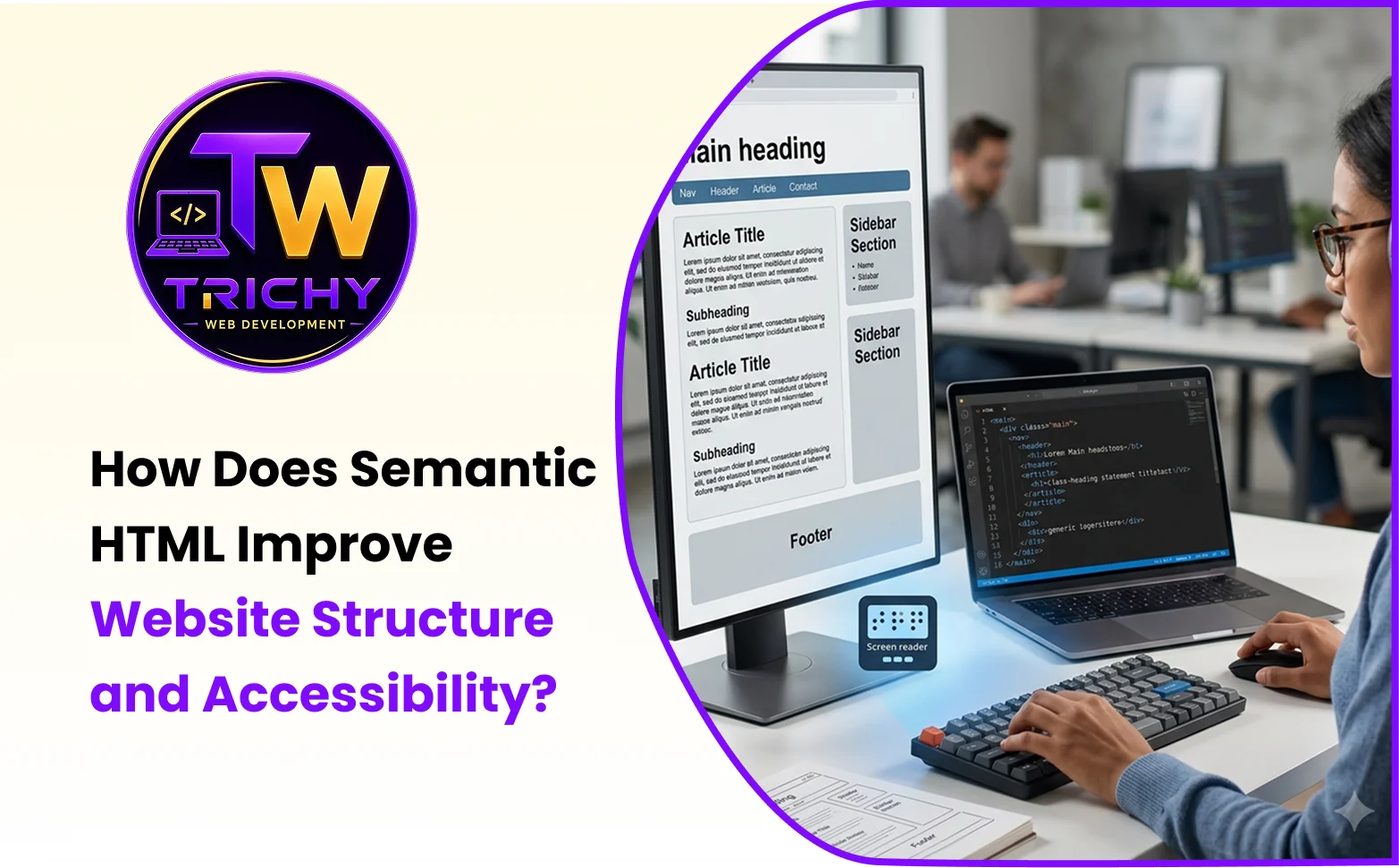 HTML Improve Website Structure